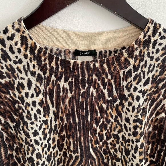 JCrew leopard wool sweater | S - Picture 5 of 7